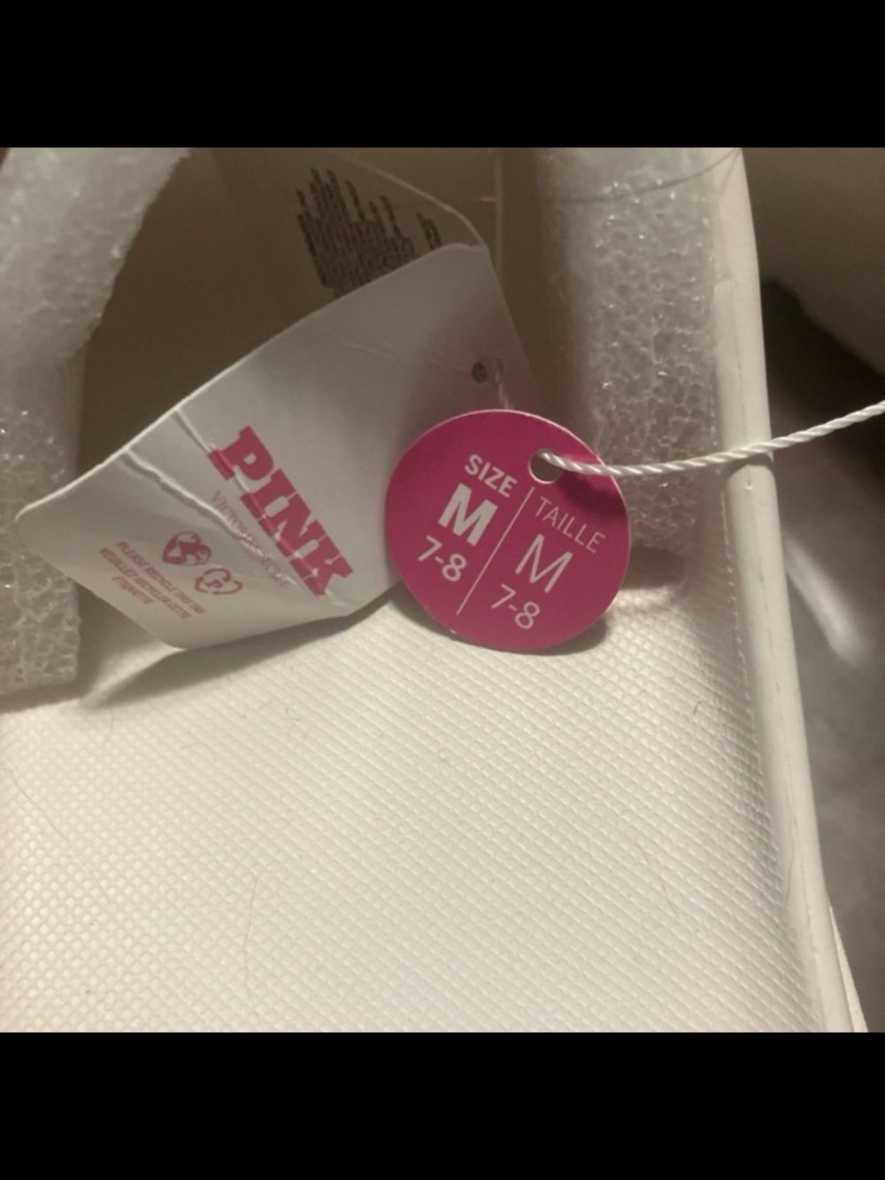 PINK Victoria's Secret White Platform Slide Sandals - Picture 6 of 6